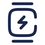 Watch Square Minimalistic Charge SVG Icon